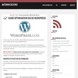 Guide d'optimisation SEO de Wordpress