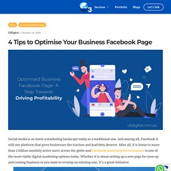 4 Tips to Optimise Your Business Facebook Page - o3Digital