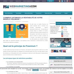 Comment optimiser la rentabilité de votre modèle Freemium