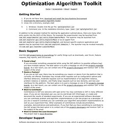 Optimization Algorithm Toolkit (OAT) Support