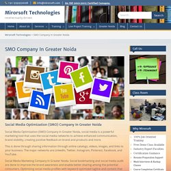 Social Media Optimization (SMO) Company In Greater Noida