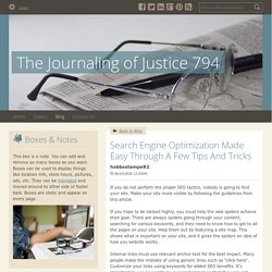 Search Engine Optimization Made Easy Through A Few Tips And Tricks - The Journaling of Justice 794 : powered by Doodlekit