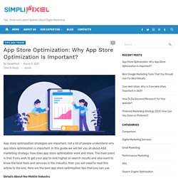 ASO App Store Optimization Strategies, Tips and Checklist - SimpliPixel
