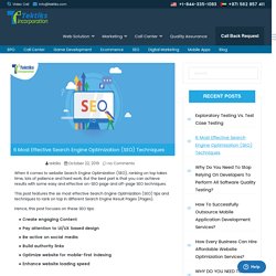 6 Most Effective Search Engine Optimization (SEO) Techniques – Blog