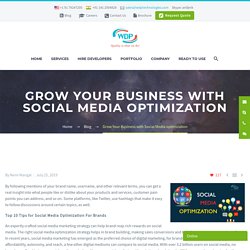 Grow Your Business with Social Media optimization