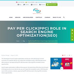 Pay Per Click(PPC) Role In Search Engine Optimization(SEO)