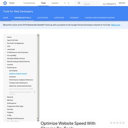 Optimize Website Speed With Chrome DevTools  