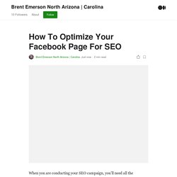 How To Optimize Your Facebook Page For SEO