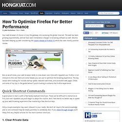 How to Optimize Firefox for Better Performance