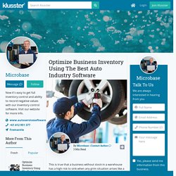 Optimize Business Inventory Using The Best Auto Industry Software