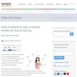 How to Optimize Your LinkedIn Profile for Social Selling