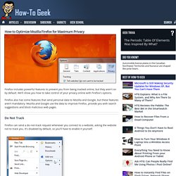 How to Optimize Mozilla Firefox for Maximum Privacy