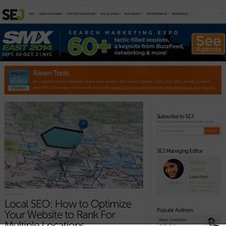 Local SEO: How to Optimize Your Website to Rank For Multiple Locations