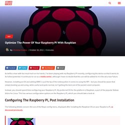 Optimize The Power Of Your Raspberry Pi With Raspbian