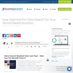 How To Optimize Your Business For Google Voice Search