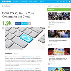 HOW TO: Optimize Your Content for the Cloud
