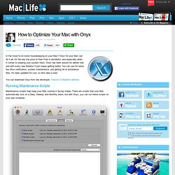 How to Optimize Your Mac with Onyx