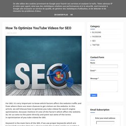 How To Optimize YouTube Videos for SEO - TeChetan