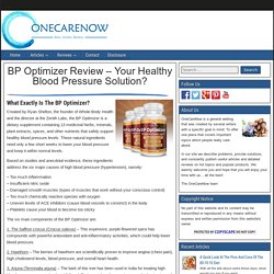 BP Optimizer Review - Your Healthy Blood Pressure Solution?