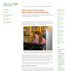 Optimizing Collaborative Bandwidth in Virtual Meetings