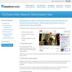 YouTube Video Search Optimization - Basetwo Media
