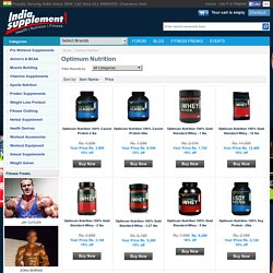 Optimum Nutrition Supplements Buy Online in India