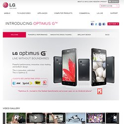 Optimus G - Live Without Boundaries
