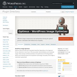 Optimus - WordPress Image Optimizer — WordPress Plugins