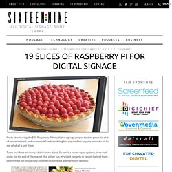Options for using Raspberry Pi for Digital Signage