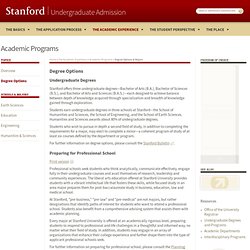Stanford Programs