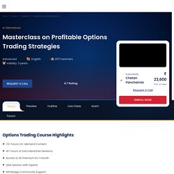 Learn Options Trading - Online NSE Academy Certification Course