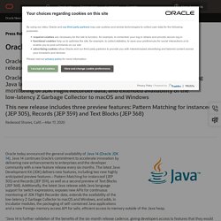 Announces Java 14