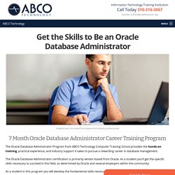 Get the Skills to Be an Oracle Database Administrator