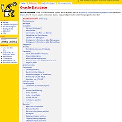 Oracle Database – Mikiwiki