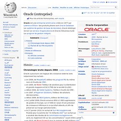 Oracle (entreprise)
