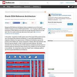 Oracle SOA Reference Architecture