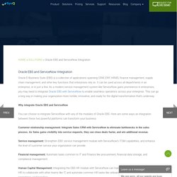 Oracle EBS and ServiceNow Integration - SynQ
