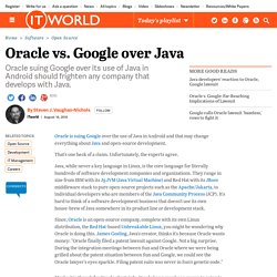 Oracle vs. Google over Java