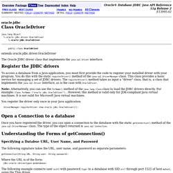 OracleDriver (Oracle Database JDBC Java API Reference)