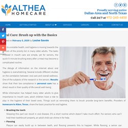 Oral Care: Brush up with the Basics
