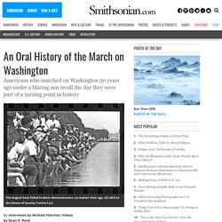 An Oral History of the March on Washington