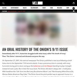 An Oral History of The Onion’s 9/11 Issue