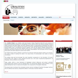 Oralities Website > Projecto