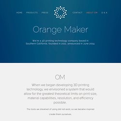Orange Maker — Orange Maker
