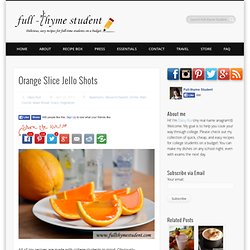 Orange Slice Jello Shots