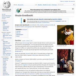 Orazio Gentileschi - biographie