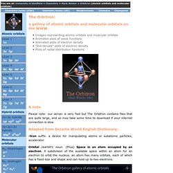 The Orbitron: a gallery of atomic orbitals and molecular orbitals