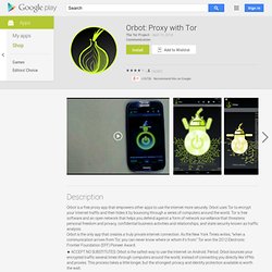 Orbot: Tor on Android - Android Apps auf Google Play