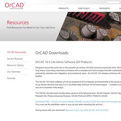 OrCAD Downloads