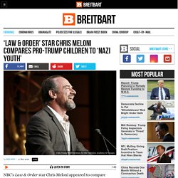 'Law & Order' Star Chris Meloni Compares Pro-Trump Children to 'Nazi Youth'